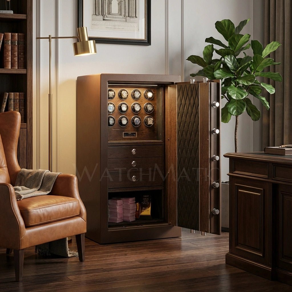 WatchMatic Titan Vault Series – Watch Winder Safe Box - WatchMatic